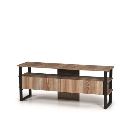 Homedora Reflex TV Unit, Walnut HD-ON25-REF-TV-WLNT